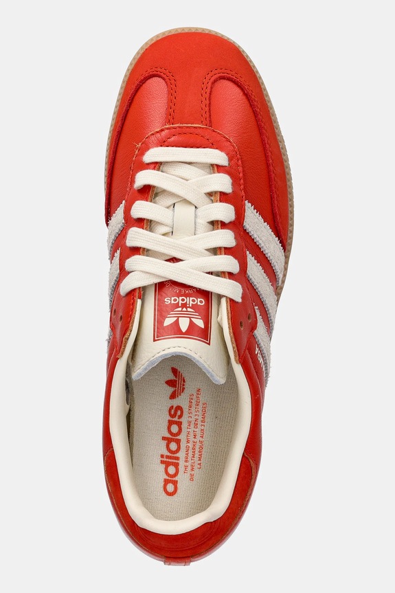 adidas Originals sneakers din piele intoarsă Samba OG portocaliu JI2737