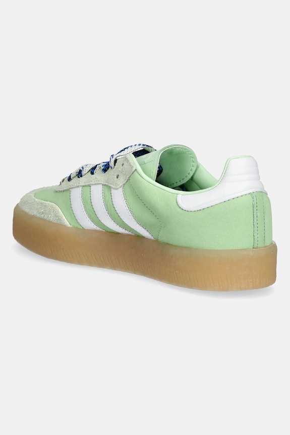Boty Kožené tenisky adidas Originals Sambae W JI2738 zelená