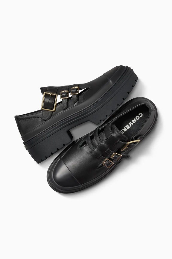 Δερμάτινα κλειστά παπούτσια Converse Chuck Taylor All Star Lugged Heel MJ A10616C