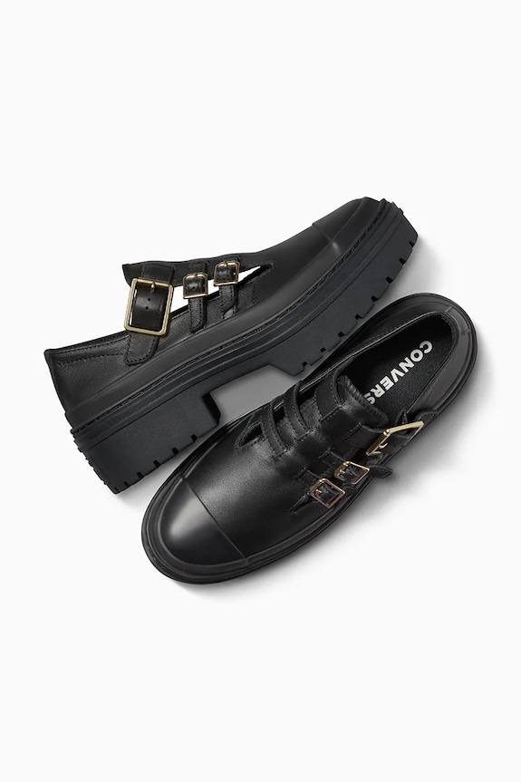 Δερμάτινα κλειστά παπούτσια Converse Chuck Taylor All Star Lugged Heel MJ A10616C
