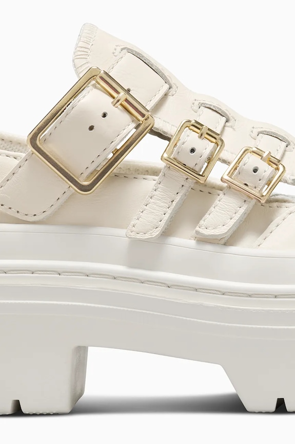 Cipők Converse bőr félcipő Chuck Taylor All Star Lugged Heel MJ A10617C fehér