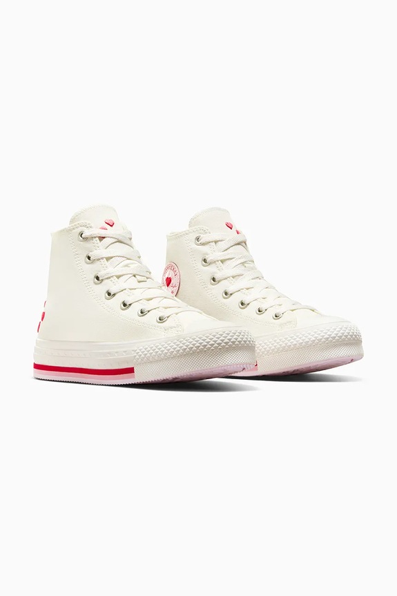 Tenisice Converse Chuck Taylor All Star Eva Lift Valentine's Day A10716C bijela SS25