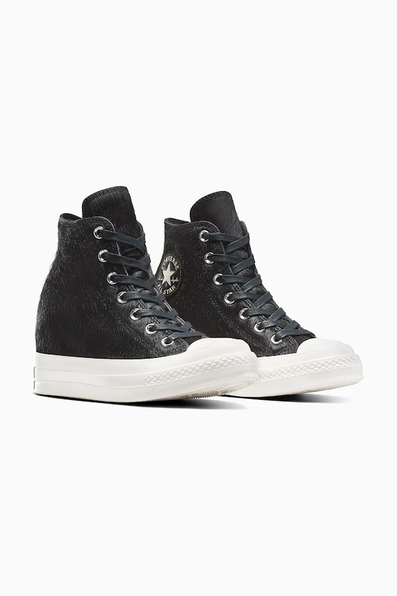 Πάνινα παπούτσια Converse Chuck 70 Pony Hair A12561C μαύρο SS25
