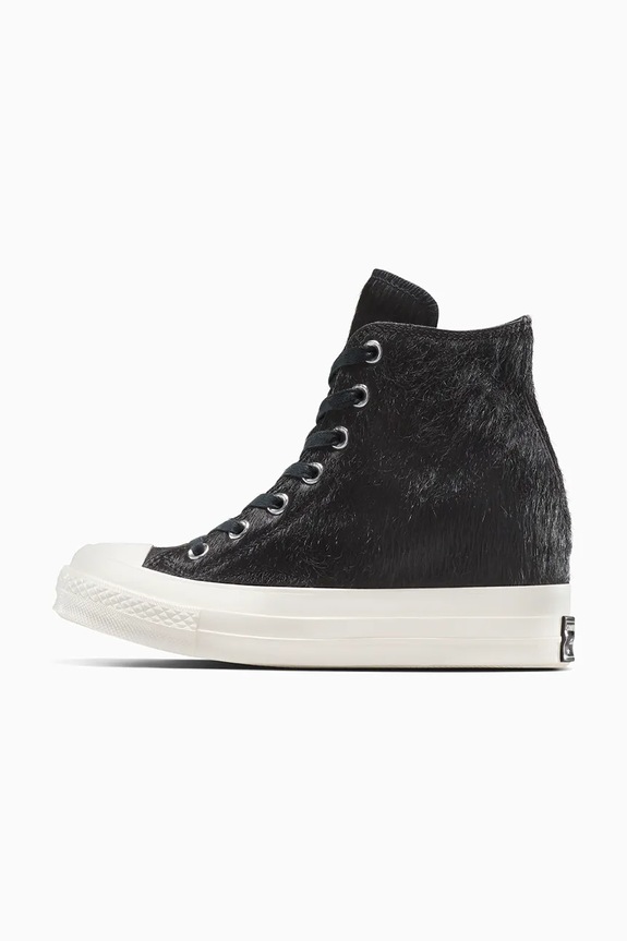 Πάνινα παπούτσια Converse Chuck 70 Pony Hair A12561C μαύρο