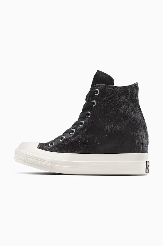 Πάνινα παπούτσια Converse Chuck 70 Pony Hair A12561C μαύρο