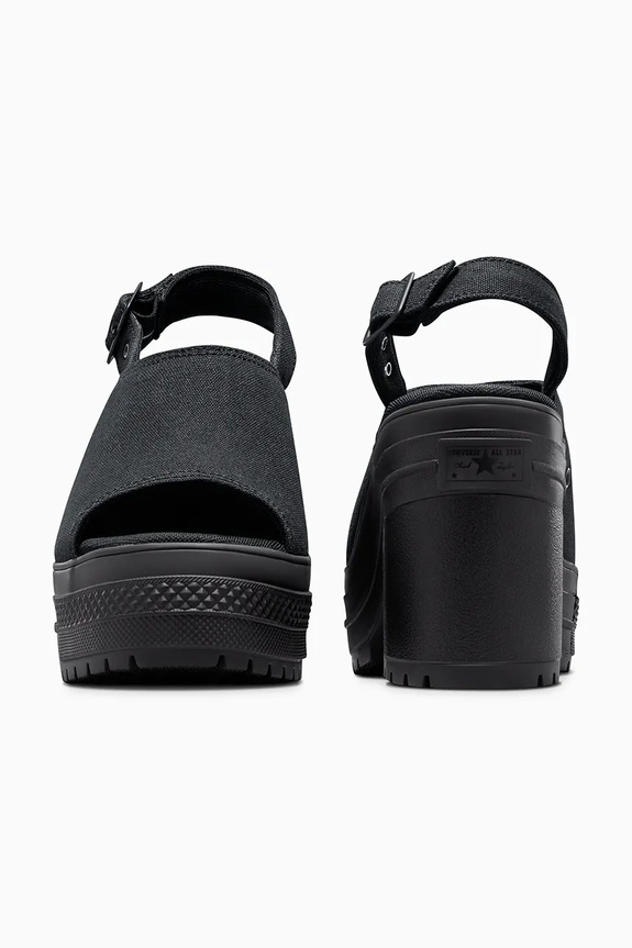 Cipők Converse szandál Chuck 70 De Luxe Heel Nu A12567C fekete