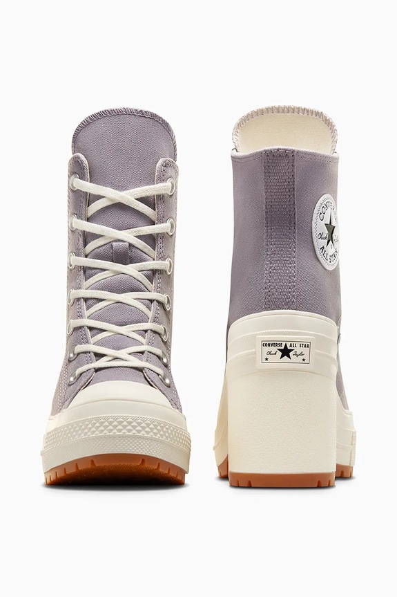 Obuwie Converse trampki Chuck 70 De Luxe Heel A12575C fioletowy