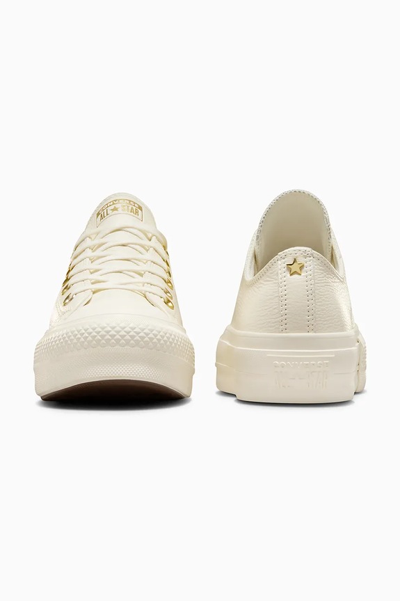 Παπούτσια Δερμάτινα ελαφριά παπούτσια Converse Chuck Taylor All Star Lift A12765C λευκό