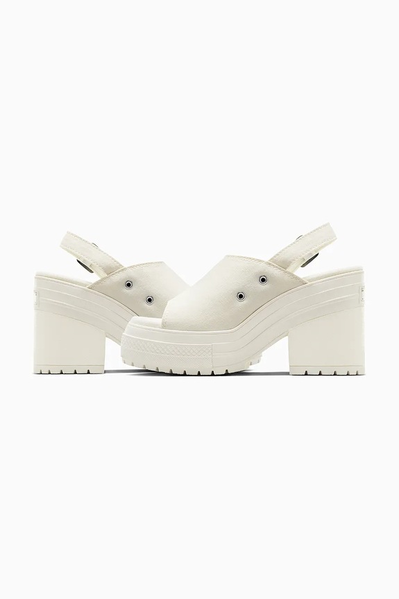 Converse sandali Chuck 70 De Luxe Heel Nu bianco A13796C