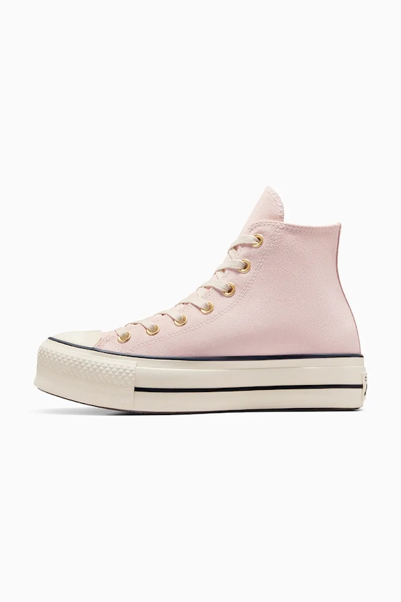 Converse scarpe da ginnastica in camoscio Chuck Taylor All Star Lift A13823C rosa