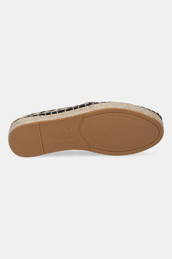 Guess espadryle JOLANDON FLJDNN.FAB14.BLACK czarny