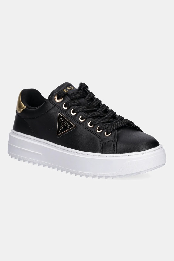 Tenisky Guess DENESA12 textilný čierna FLJD12.LEA12.BLKGO