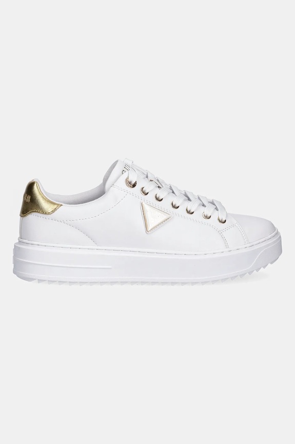 Guess sneakersy DENESA12 FLJD12.LEA12.WHIGO biały SS25