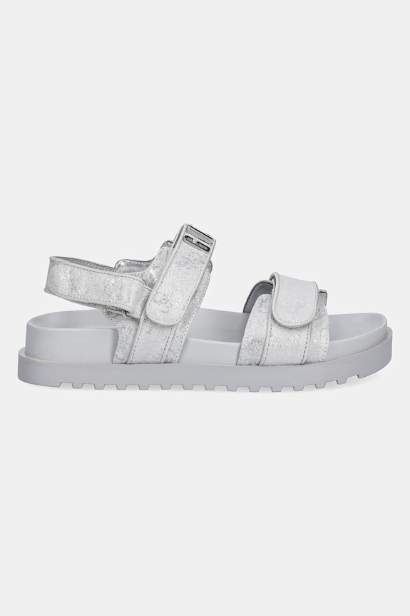 Guess sandały FADISON FLJFDS.LEL03.SILVE srebrny SS26