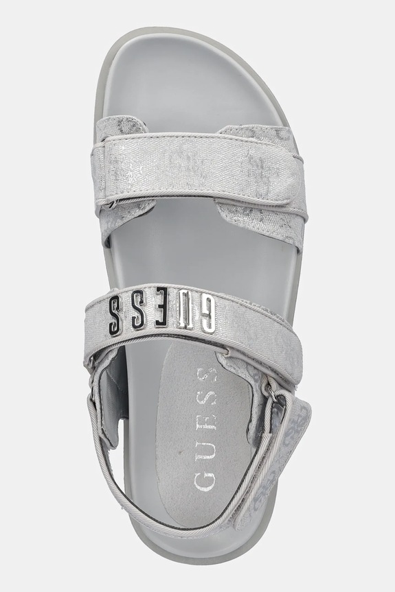 Guess sandały FADISON srebrny FLJFDS.LEL03.SILVE