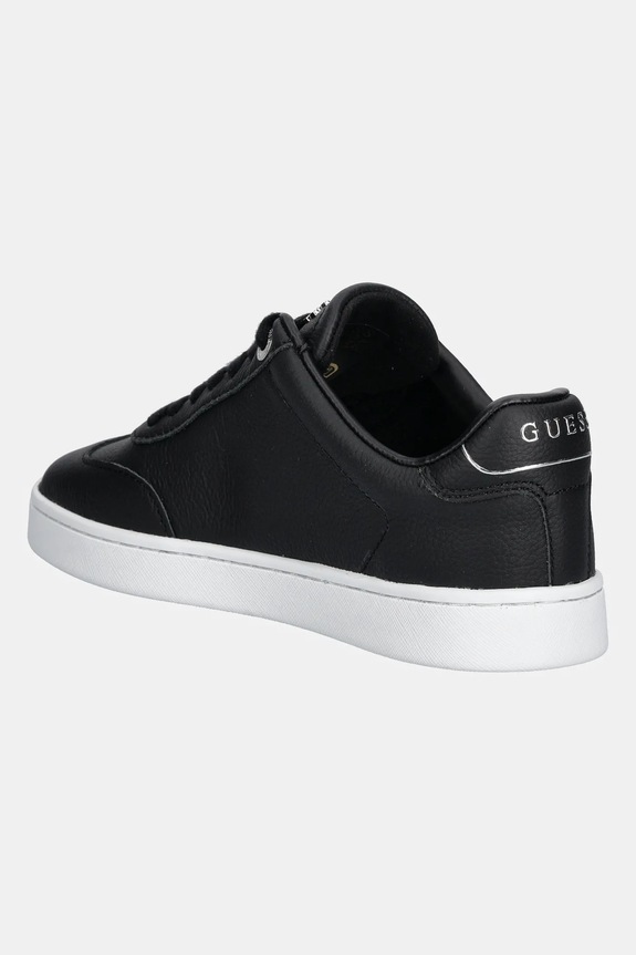 Scarpe Guess sneakers in pelle JAZLIE FLJJAZ.LEA12.BLACK nero