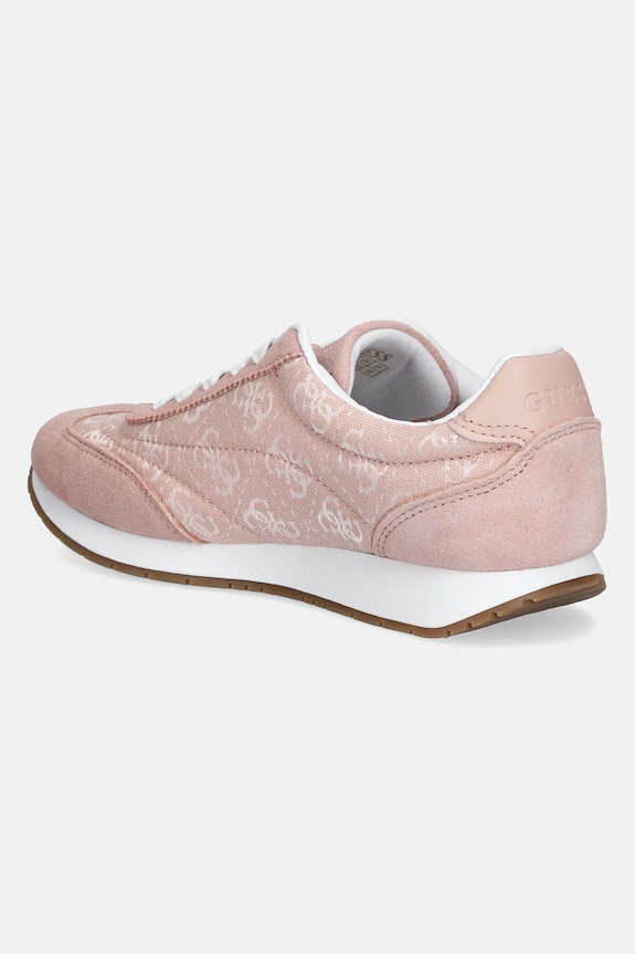 Obuv Semišové tenisky Guess JOGGIN FLJJOG.FAL12.PEACH ružová