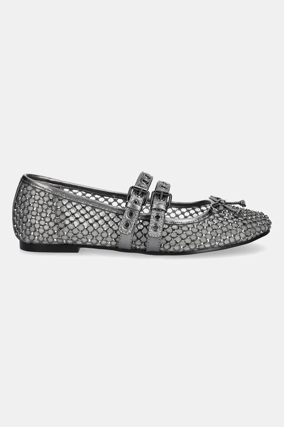 Baleríny Guess KAYANN FLJKNN.FAB02.PEWTE sivá SS25
