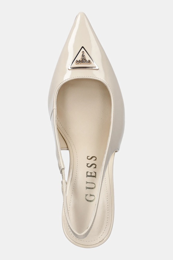Guess pantofi cu toc NASSIR bej FLJNAS.PAF05.CREAM