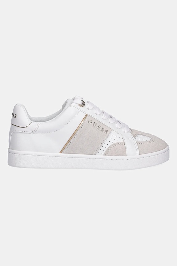 Guess sneakersy JRONE4 FLJRO4.ELE12.WHIMU beżowy SS25