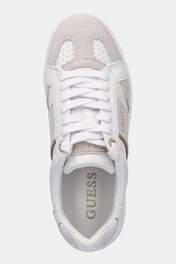 Guess sneakersy JRONE4 beżowy FLJRO4.ELE12.WHIMU