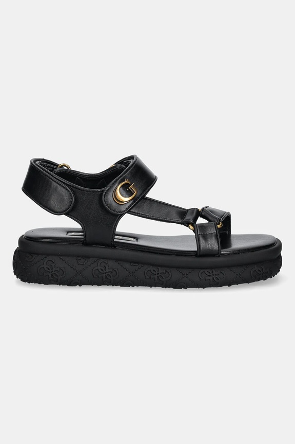 Sandali Guess LANARA FLJLAN.ELE03.BLACK črna SS26