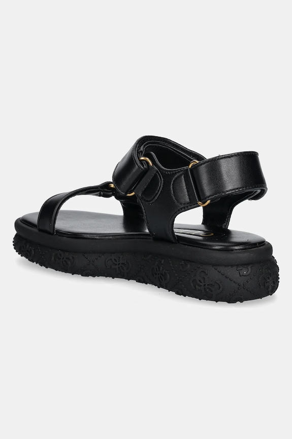 Obutev Sandali Guess LANARA FLJLAN.ELE03.BLACK črna