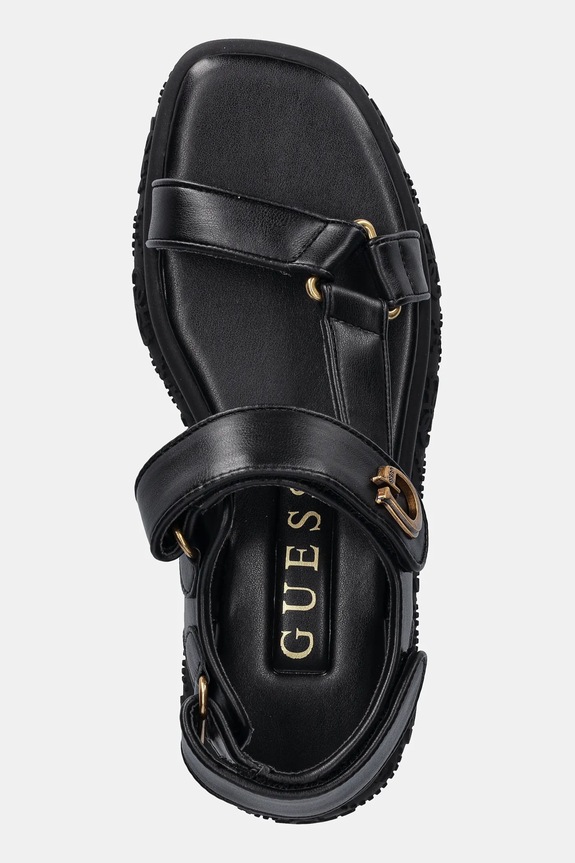 Sandali Guess LANARA črna FLJLAN.ELE03.BLACK