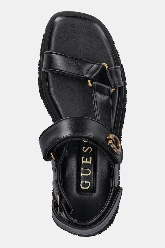 Sandali Guess LANARA črna FLJLAN.ELE03.BLACK