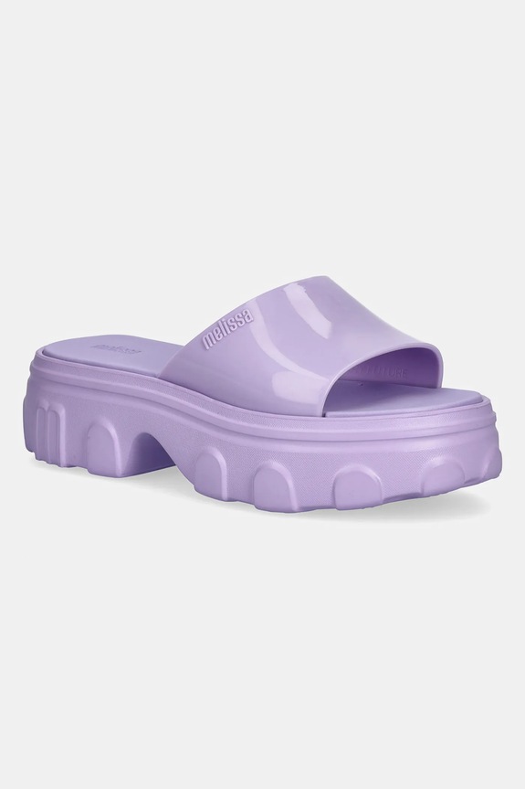 Šľapky Melissa MELISSA ELLA SLIDE AD platforma fialová M.35882.BH683