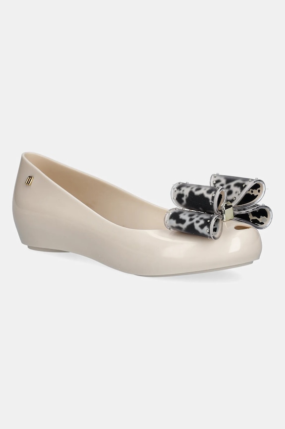 Melissa baleriny MELISSA ULTRAGIRL CLASSIC BOW AD Planet friendly beżowy M.35965.BC901