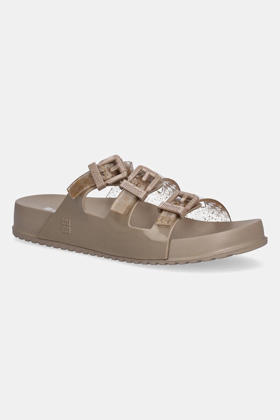 Pantofle Melissa MELISSA COZY STRIPES AD bez podpatku béžová M.35943.BC940