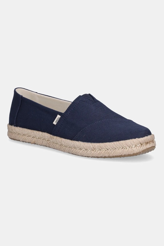 Espadrile Toms ALPARGATA ROPE 2.0 Ravna mornarsko modra 10020708