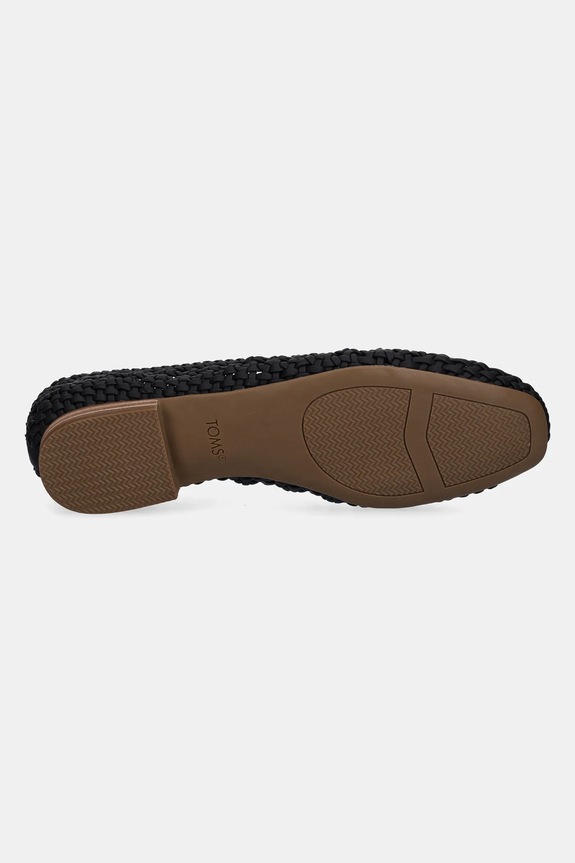 Toms ballerine BLACK WOVEN BASKET 10022017 nero