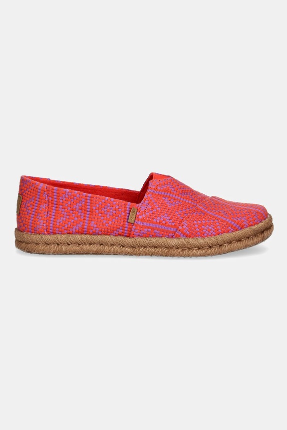 Toms espadryle DIAMOND GLOBAL 10021885 czerwony SS25