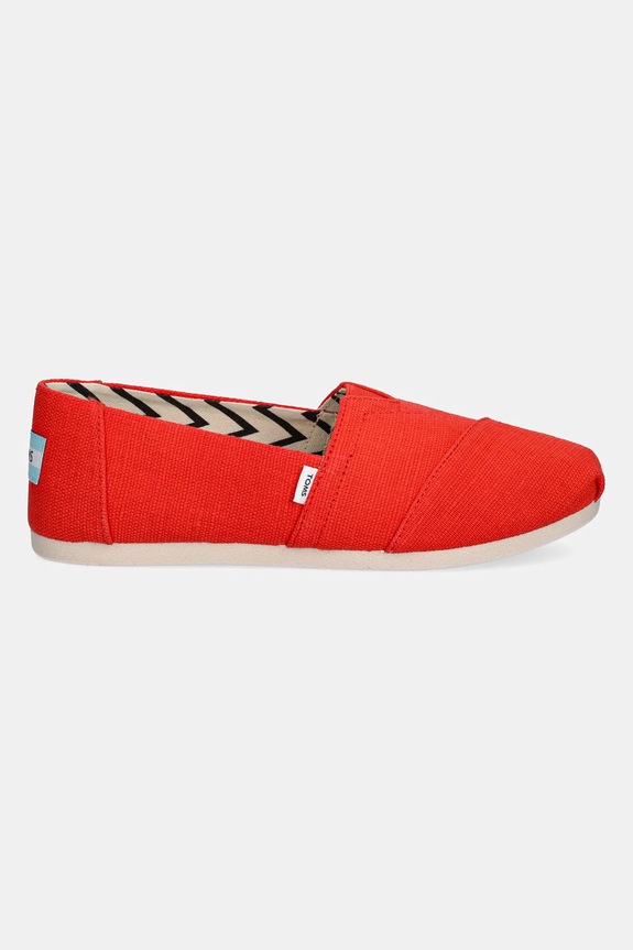 Toms espadryle HERITAGE CANVAS 10021933 czerwony SS25