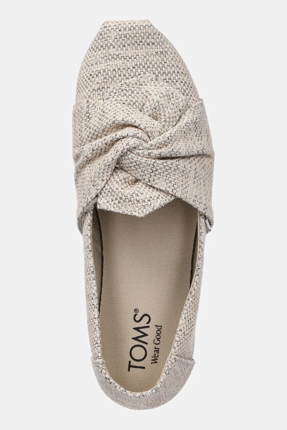 Toms espadryle FOG BEACHSIDE beżowy 10021936