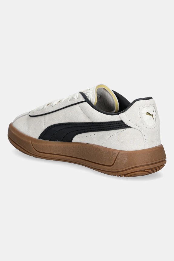 Boty Kožené sneakers boty Puma Puma Club Klassika SD 400718 béžová