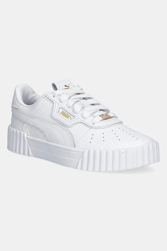 Sneakers Puma Carina 3.0 Luxe συνθετικό λευκό 400724
