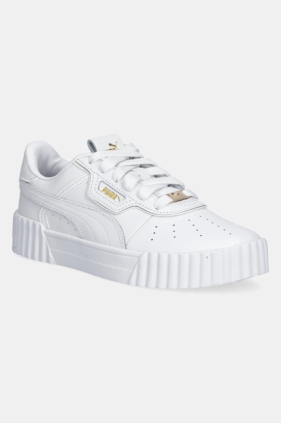 Sneakers Puma Carina 3.0 Luxe συνθετικό λευκό 400724