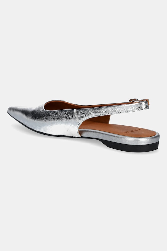 Boty Kožené baleríny Vagabond Shoemakers HERMINE 5733.183.79 stříbrná