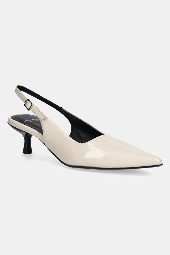 Δερμάτινες γόβες Vagabond Shoemakers LYKKE μυτερή μπεζ 5714.360.37