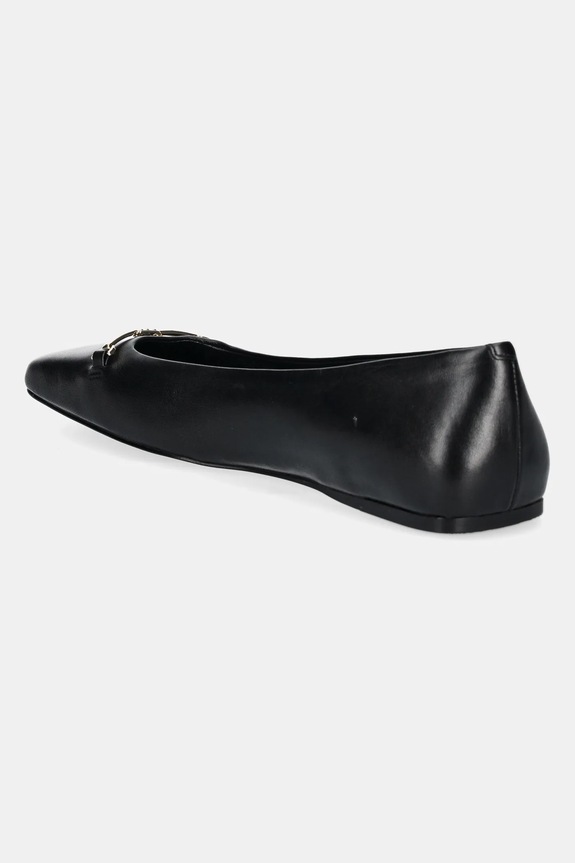 Obuwie MICHAEL Michael Kors baleriny skórzane Lena 40S5LEFP1L.001 czarny