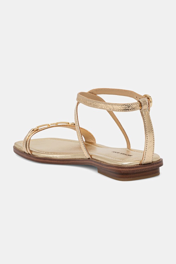 Obuwie MICHAEL Michael Kors sandały skórzane Lena 40S5LEFS1M.740 złoty