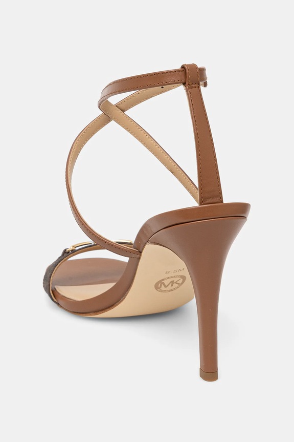 Παπούτσια Πέδιλα MICHAEL Michael Kors Lena 40S5LEHS1B.227 καφέ
