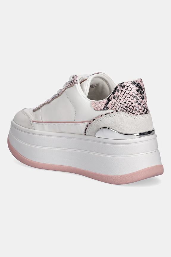 Scarpe MICHAEL Michael Kors sneakers in pelle Hayes 43S5HYFS1S.688 bianco