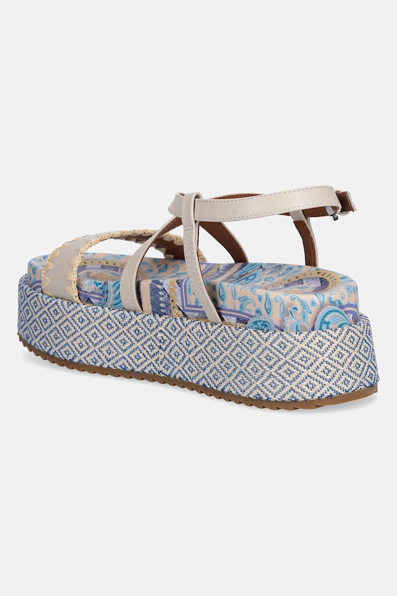 Obuv Kožené sandále Kurt Geiger London Chelsea Flatform Sandal 4352286109.BLUEPAL béžová