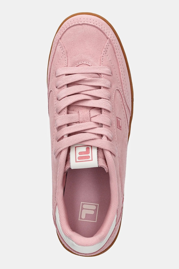 Semišové sneakers boty Fila Slantshot růžová FFW0524
