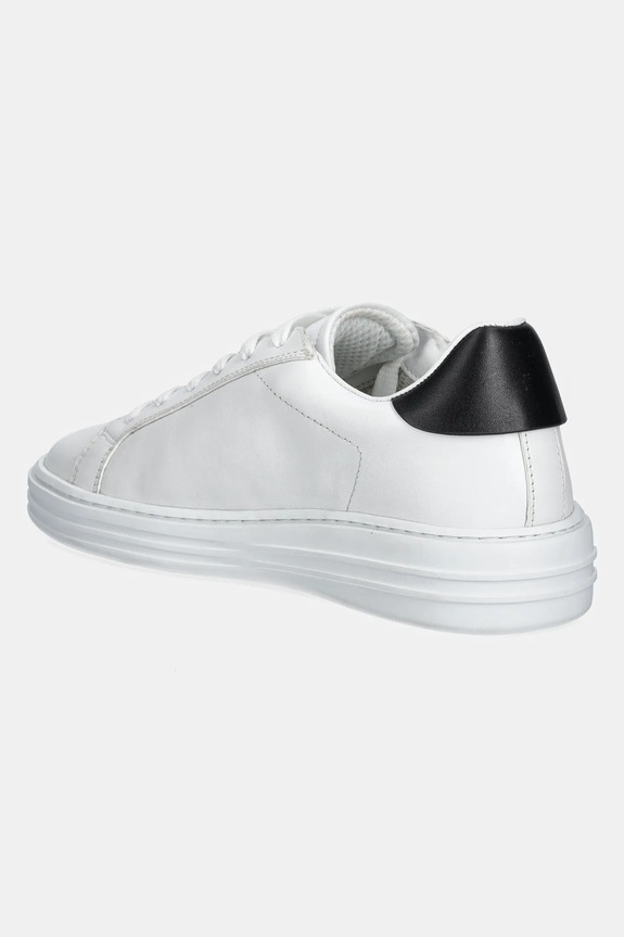 Obuwie MSGM sneakersy skórzane 3841MDS506.924.01 biały