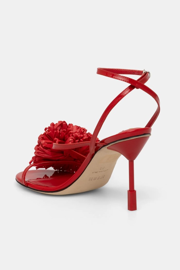 Παπούτσια Πέδιλα MSGM 3841MDS560.869.18 κόκκινο